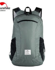 Naturehike Foldable Waterproof Backpack Ultralight Unisex Shoulder Straps-Naturehike Official Store-Gray-Bargain Bait Box