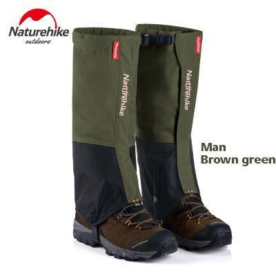 Naturehike Gaiters Snow Hiking Outdoor Meadow Hunting Walking Legging Men-Ayanway Company Store-Man Brown green-Bargain Bait Box