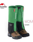 Naturehike Gaiters Snow Hiking Outdoor Meadow Hunting Walking Legging Men-Ayanway Company Store-Woman Green-Bargain Bait Box