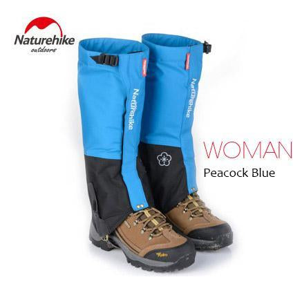 Naturehike Gaiters Snow Hiking Outdoor Meadow Hunting Walking Legging Men-Ayanway Company Store-Woman Peacock Blue-Bargain Bait Box