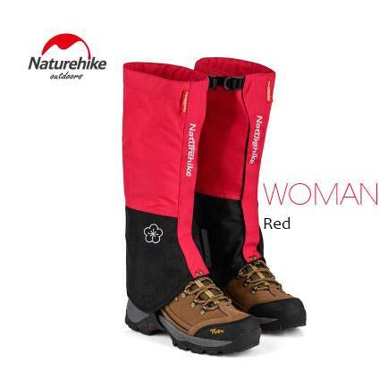 Naturehike Gaiters Snow Hiking Outdoor Meadow Hunting Walking Legging Men-Ayanway Company Store-Woman Red-Bargain Bait Box