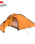 Naturehike Hiby Family Tent 20D Silicone Fabric Waterproof Double-Layer 2 Person-N@tureHike Factory Direct Store-210T Orange-Bargain Bait Box