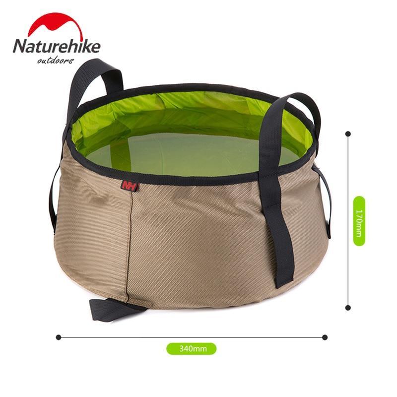 Naturehike Nh15Z002 L Folding Foldable Collapsible Sink Washbasin Bucket Wash-Water Bags-YOUGLE store-Blue-Bargain Bait Box