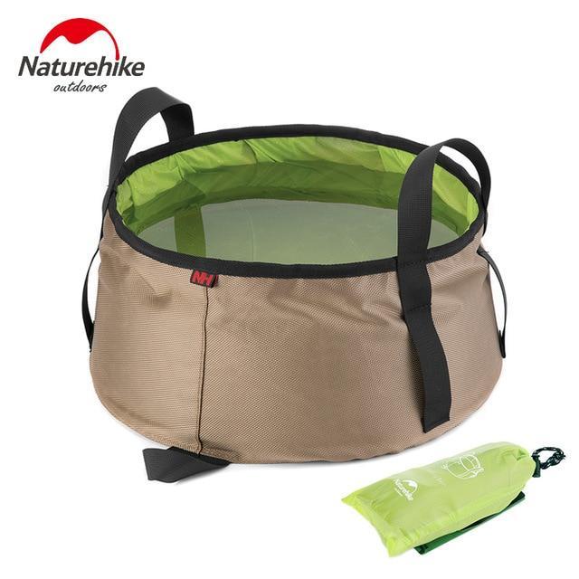 Naturehike Nh15Z002 L Folding Foldable Collapsible Sink Washbasin Bucket Wash-Water Bags-YOUGLE store-Green-Bargain Bait Box