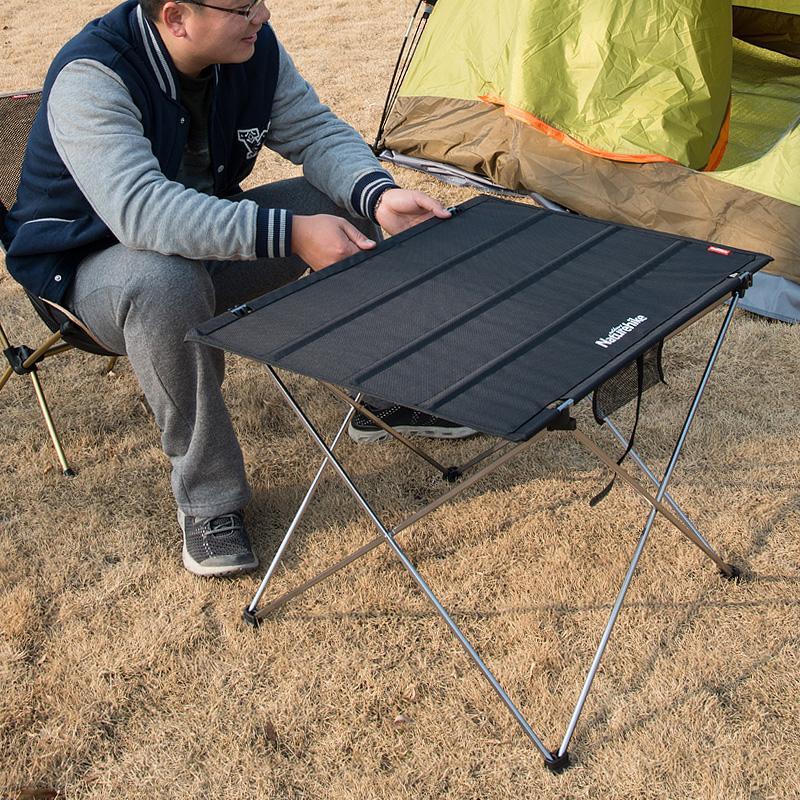 Naturehike Outdoor Camping Hiking Ultralight Folding Table Travel Wild Dining-NatureHike-Fahion Outdoor Leader-NH0199BKS-Bargain Bait Box