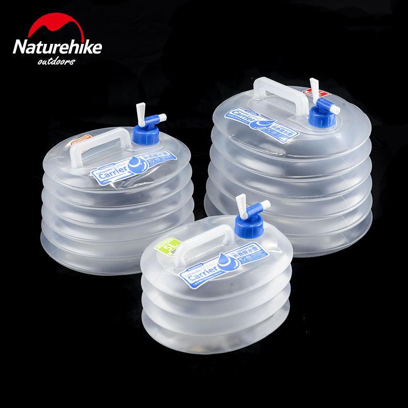 Naturehike Outdoor Folding Bucket Drinking Water Kettle Pe Plastic Folding-Honever Store-5L-Bargain Bait Box