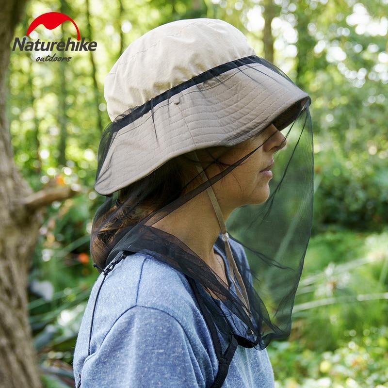 Naturehike Outdoor Mountaineering Hat Mosquito Bee Hat Fishing Sunscreen Gauze-Hiking Caps-Naturehike Factory Authorization Store-With Top-One Size-Bargain Bait Box