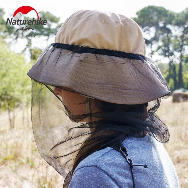 Naturehike Outdoor Mountaineering Hat Mosquito Bee Hat Fishing Sunscreen Gauze-Hiking Caps-Naturehike Factory Authorization Store-With Top-One Size-Bargain Bait Box