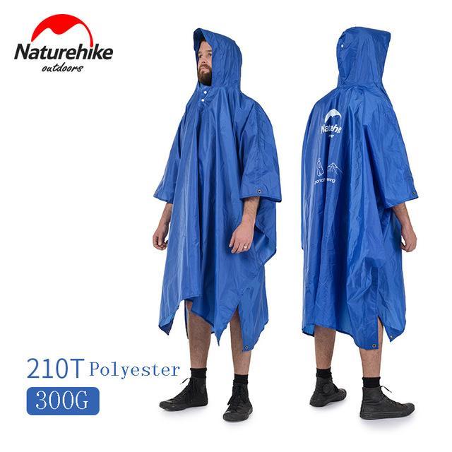 Naturehike Outdoor Raincoat Windbreaker 3In1 Multifunction Jacket Camping &amp;-Dream outdoor Store-blue 210T-Bargain Bait Box