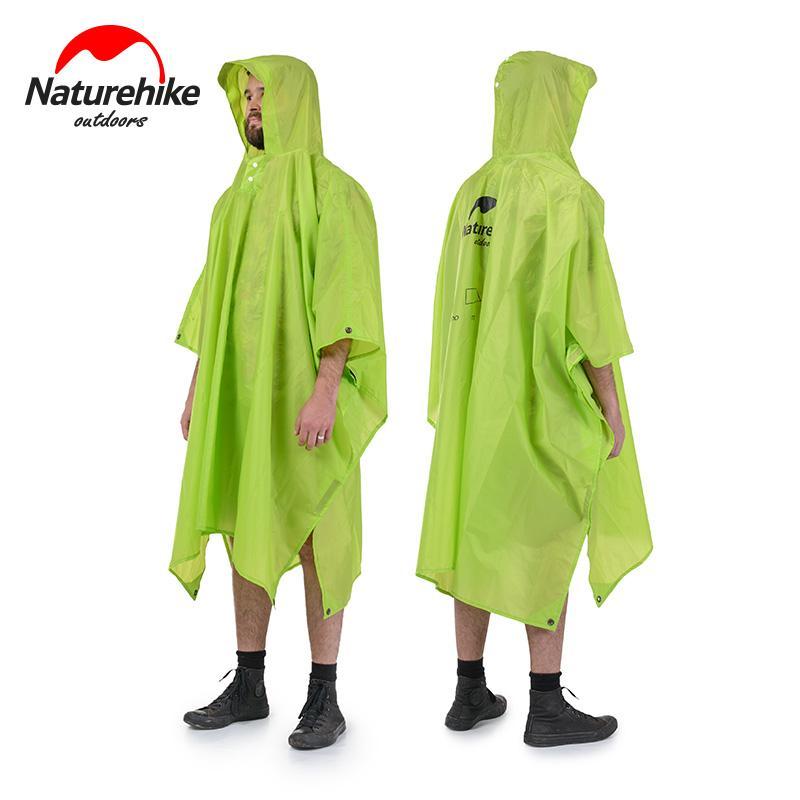 Naturehike Outdoor Raincoat Windbreaker 3In1 Multifunction Jacket Camping &amp;-Dream outdoor Store-green 210T-Bargain Bait Box