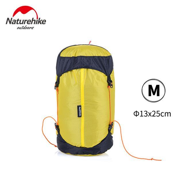 Naturehike Outdoor Sleeping Bag Sack Pack Compression Stuff Sack 20D Silicone-Mount Hour Outdoor Co.,Ltd store-M Size-Bargain Bait Box