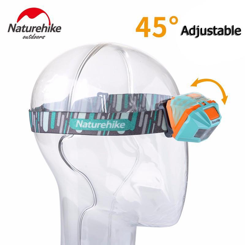 Naturehike Rechargeable Headlamp Flashlight Bright 150 Lumen Led Light,-Wild Outdoor Store-White red-Bargain Bait Box