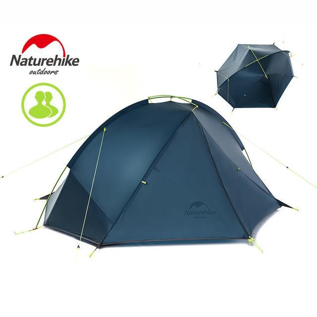Naturehike Taga 1-2 Person Tent Camping Backpack Tent 20D Ultralight Fabric-Naturehike Official Store-2 person Blue-Bargain Bait Box