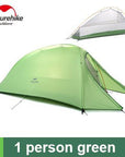 Naturehike Tent Camping Tent Ultralight 1 2 3 Person Man 4 Season Double-outdoor-discount Store-1 person green-Bargain Bait Box