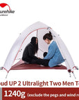 Naturehike Tent Camping Tent Ultralight 1 2 3 Person Man 4 Season Double-outdoor-discount Store-1 person orange-Bargain Bait Box