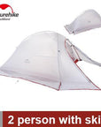 Naturehike Tent Camping Tent Ultralight 1 2 3 Person Man 4 Season Double-outdoor-discount Store-2 person with skirt-Bargain Bait Box