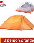 Naturehike Tent Camping Tent Ultralight 1 2 3 Person Man 4 Season Double-outdoor-discount Store-3 person orange-Bargain Bait Box
