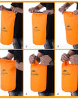 Naturehike Ultralight Waterproof Bag Silicone Pack Dry Sack Waterproof Bags-Mount Hour Outdoor Co.,Ltd store-Blue 5L-Bargain Bait Box
