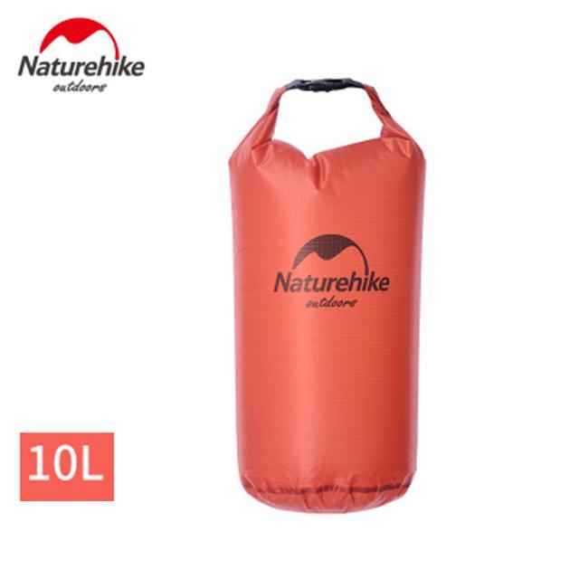 Naturehike Ultralight Waterproof Bag Silicone Pack Dry Sack Waterproof Bags-Mount Hour Outdoor Co.,Ltd store-Orange 10L-Bargain Bait Box