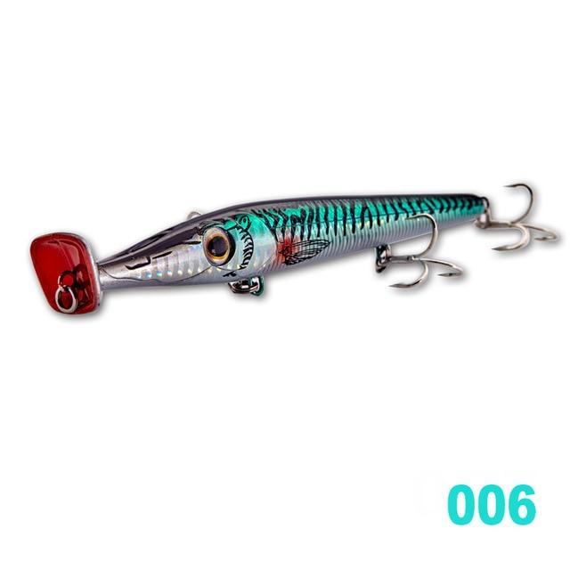 Needle Zargana 150 Popper Pencil Lures Long Cast Pencil Baits Floating Fishing-Fishing Lures-hunt house Official Store-popper 006-150mm 35g sinking-Bargain Bait Box