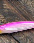 Night Fishing Minnow Lure 14G 110Mm Glow In Dark Hard Laser Luminous Lures-Glow Baits-Bargain Bait Box-C5 Pink-Bargain Bait Box