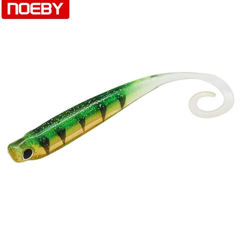 Noeby 4Pcs Soft Lure 115Mm/5.4G Soft Fishing Lure Plastic Fly Fishing-Unrigged Plastic Swimbaits-YOUNGTH Fishing Store-NWL011-115mm-Bargain Bait Box