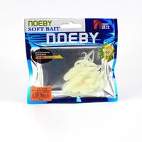 Noeby 6Pcs/Lot Luminous Soft 60Mm/1.6G Jig Head Transparent Shrimp Baits-Craws-Bargain Bait Box-NW101-Bargain Bait Box