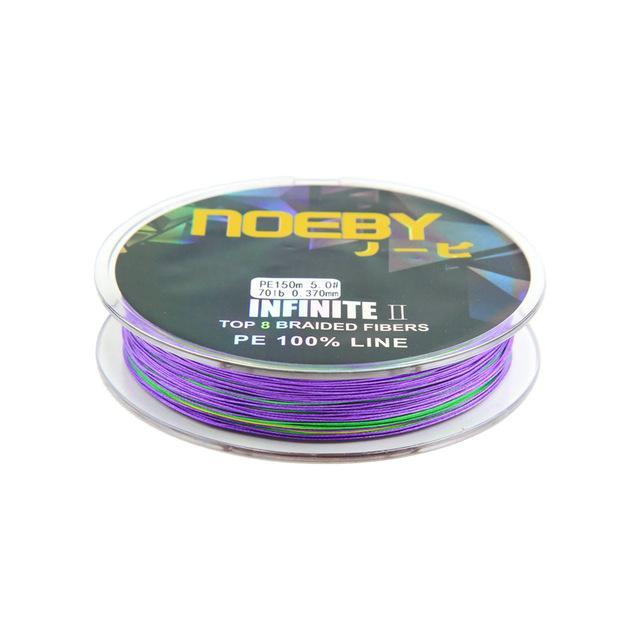Noeby 8 Braided Wire Fishing Line 150M Pe Line Colorful Infinite Ii Brand-Hunt House Fishing Store-INII150PE8B5-0.6-Bargain Bait Box