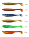 Noeby Item 85Mm And 100Mm Soft Plastic Lure Fishing Bassland Worm Type Hunt-hunt-house Store-85mm 5.5g EC201-Bargain Bait Box