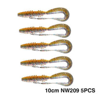 Noeby Soft Fishing Lures 14Cm 10Cm Big Curly Tail Soft Baits Leurre Souple-CYN Fishing Tackle Co.,Ltd-10cm NW209 5pcs-Bargain Bait Box
