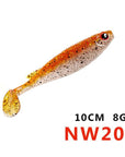 Noeby Wobbler Jigging 10Cm 8G Fishing Lure Soft Worm Shrimp Fish Ocean Rock Lure-hunt-house Store-NW208-Bargain Bait Box