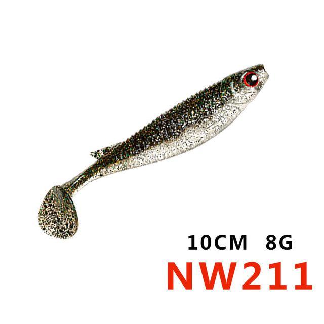 Noeby Wobbler Jigging 10Cm 8G Fishing Lure Soft Worm Shrimp Fish Ocean Rock Lure-hunt-house Store-NW211-Bargain Bait Box