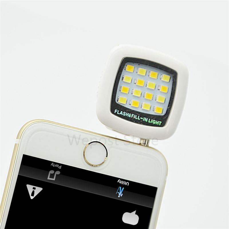 Novelty Led Flashlight For Beauty Camera Phone Fill Light Mini Selfie Sync Flash-Book Lights-Dreamer Lighting Store-White-Bargain Bait Box