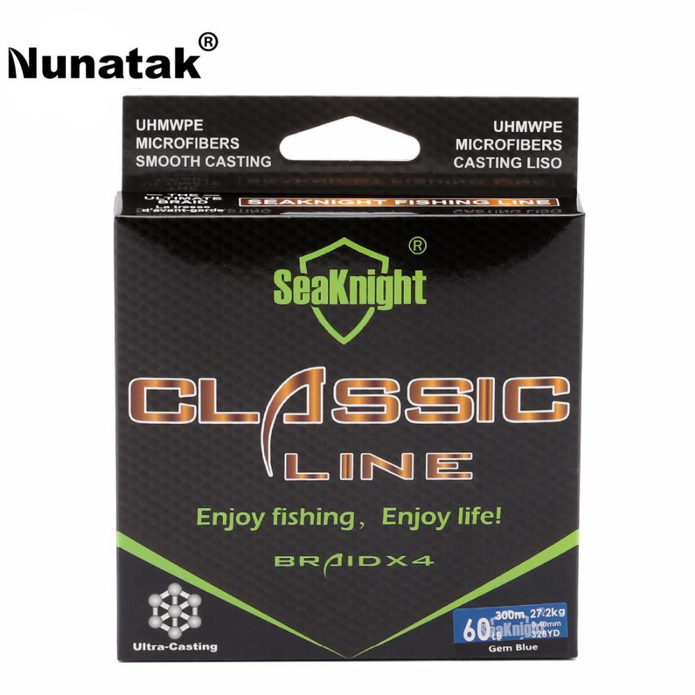 Nunatak Classic 300 M 4 Stranded Braid Fishing Line Super Strong Braid Pe-Sequoia Outdoor Co., Ltd-red-0.3-Bargain Bait Box