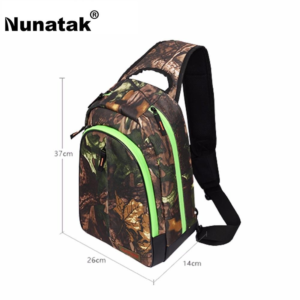 Nunatak E5 Fishing Bag 37*26*14Cm Shoulder Bags Waterproof Lure Bag-Backpacks-Bargain Bait Box-Black-Bargain Bait Box