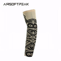 Nylon Stretchy Sunscreen Arm Sleeves Breathable Skull Skeleton Uv Protective-AirsoftPeak-D84 1-Bargain Bait Box
