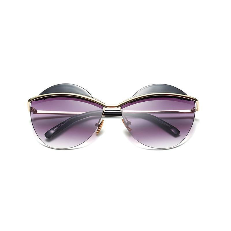 Ofir Fashion Sunglasses Women Rimless Round Style Eyebrow Sun Glasses-Sunglasses-RS Glasses Store-1-Bargain Bait Box