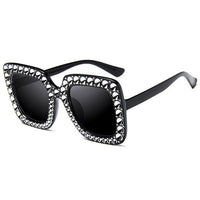 Ofir Luxury Lmitation Diamond Square Sunglasses Women Brand Cheap Size Sun-Sunglasses-RS Glasses Store-1-Bargain Bait Box