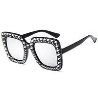 Ofir Luxury Lmitation Diamond Square Sunglasses Women Brand Cheap Size Sun-Sunglasses-RS Glasses Store-2-Bargain Bait Box