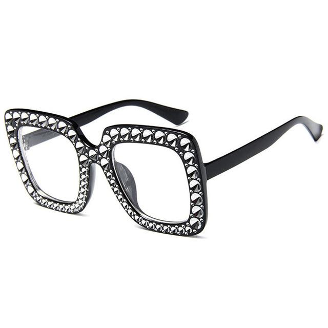 Ofir Luxury Lmitation Diamond Square Sunglasses Women Brand Cheap Size Sun-Sunglasses-RS Glasses Store-7-Bargain Bait Box