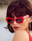 Ofir Member Area Brand Square Sunglasses Women Men Fashion Black White Pink-Sunglasses-RS Glasses Store-1-Bargain Bait Box