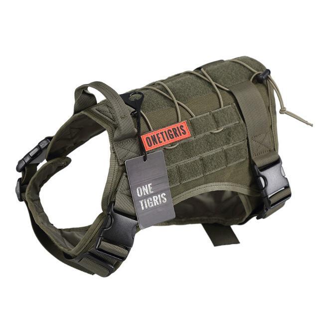Onetigris Dog Harness Vest For Walking Hiking Hunting Tactical Military-ONETIGRIS official store-RG-M-Bargain Bait Box