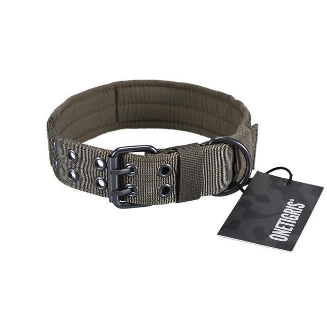 Onetigris Military Tactical Pet Dog Collar Camouflage Hunting Airsoft-ONETIGRIS official store-RG M Size-Bargain Bait Box