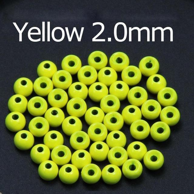Orange Yellow Pink Bead Tungsten Fly Tying Beads Fly Fishing Nymph Head Ball-AnglerDream Store-2Y-Bargain Bait Box