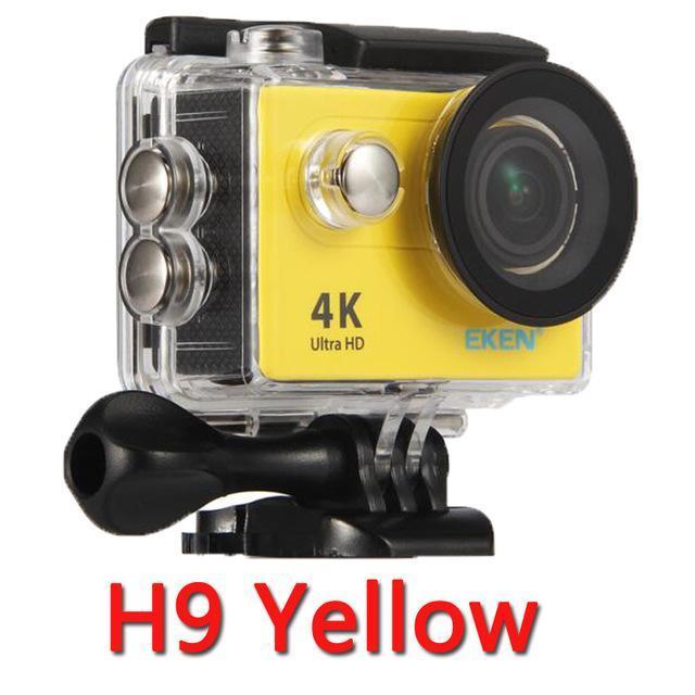 Original Eken Action Camera Eken H9R / H9 Ultra Hd 4K Wifi Remote Control Sports-Action Cameras-Blue-Sky Technology Co.,Ltd.-H9 Yellow-Stardard-Bargain Bait Box