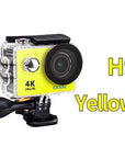 Original Eken H9 / H9R Ultra 4K Hd Wifi Action Camera Waterproof 170D 1080P-Action Cameras-AK Store-H9 Yellow-Set 1-Bargain Bait Box