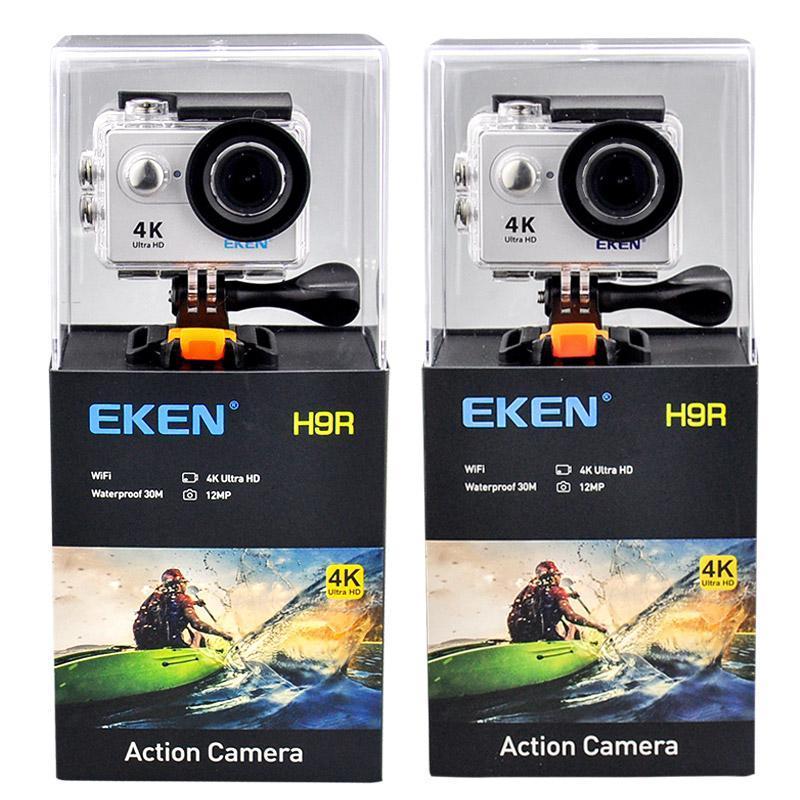 Original Eken H9 / H9R Ultra 4K Hd Wifi Action Camera Waterproof 170D 1080P-Action Cameras-AK Store-H9R Black-Set 1-Bargain Bait Box