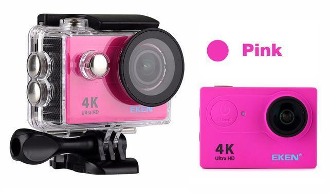 Original Eken H9 H9R Ultra Hd 4K 25Fps Action Camera 30M Waterproof 2-Inch Lcd-Action Cameras-TuYu Store-H9 Pink-Standard Edition-Bargain Bait Box