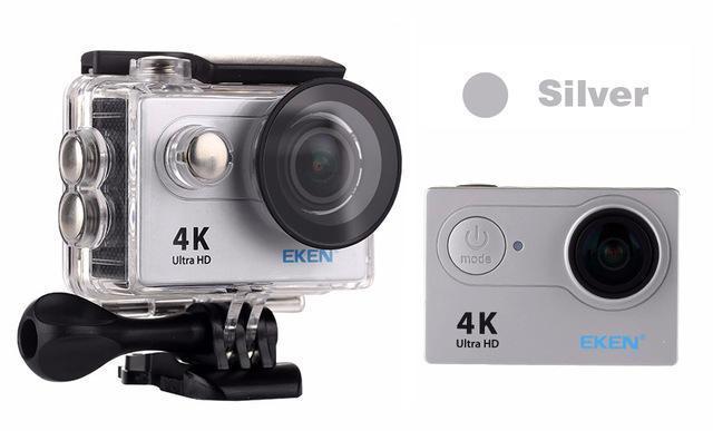 Original Eken H9 H9R Ultra Hd 4K 25Fps Action Camera 30M Waterproof 2-Inch Lcd-Action Cameras-TuYu Store-H9 Silver-Standard Edition-Bargain Bait Box