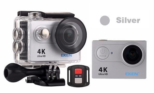 Original Eken H9 H9R Ultra Hd 4K 25Fps Action Camera 30M Waterproof 2-Inch Lcd-Action Cameras-TuYu Store-H9 Silver8-Standard Edition-Bargain Bait Box